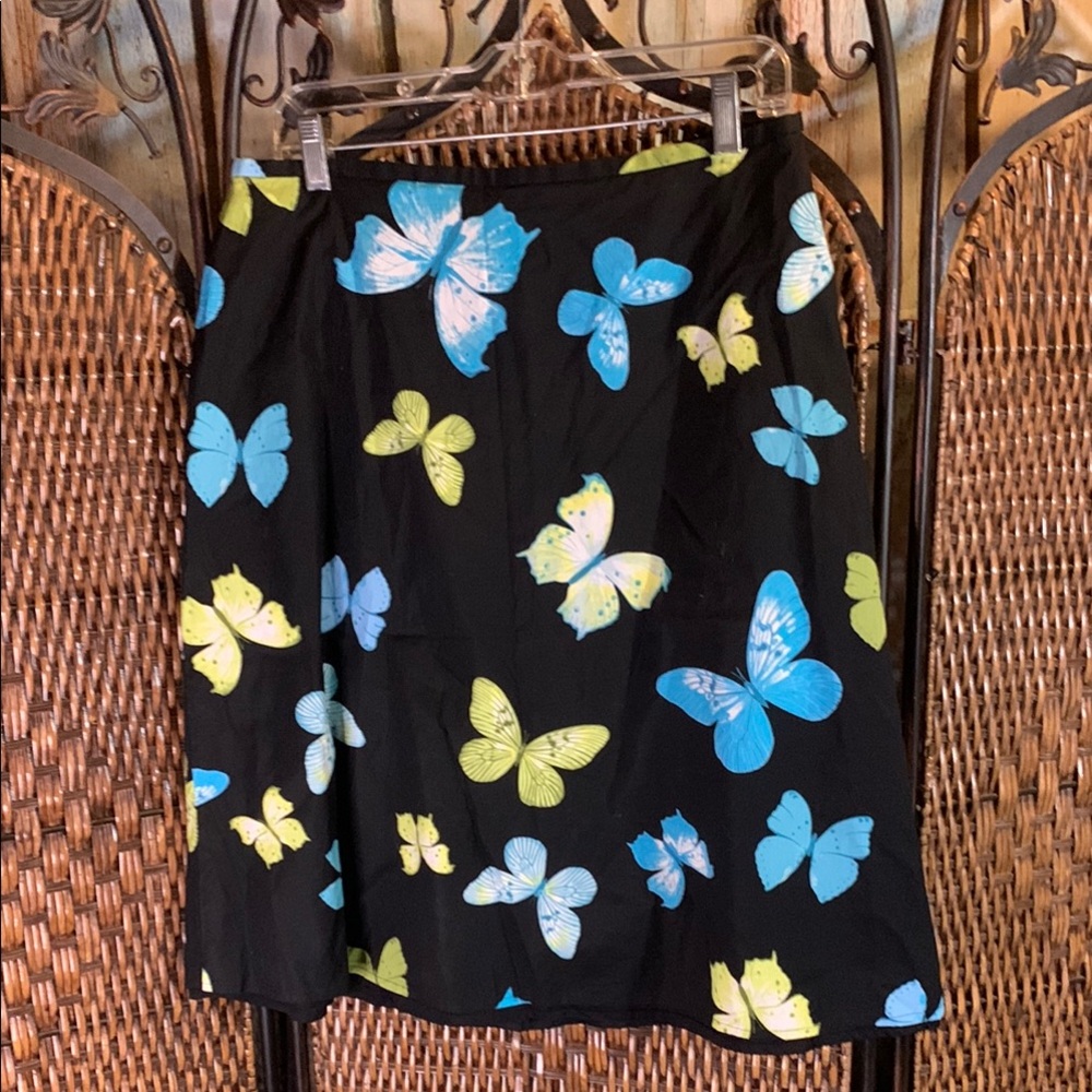 Vintage Access Butterfly Skirt Size 12